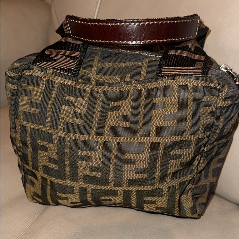 Fendi Zucca Mini Nylon hand bag.